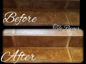 Before & After Tile Cleaning in Oklahoma City, OK