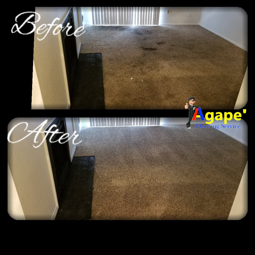 Before & After Carpet Cleaning in Oklahoma City, OK