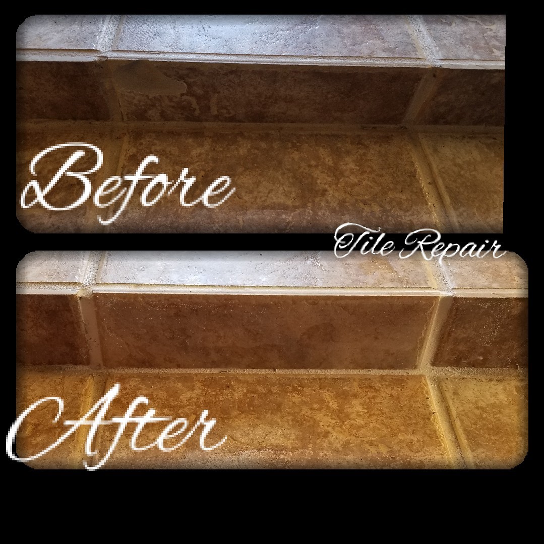 Before & After Tile Cleaning in Oklahoma City, OK